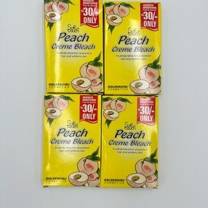 4 Pack Skin Bleaching Whitening Peach Bleach cream Skin Lightning unwanted hair